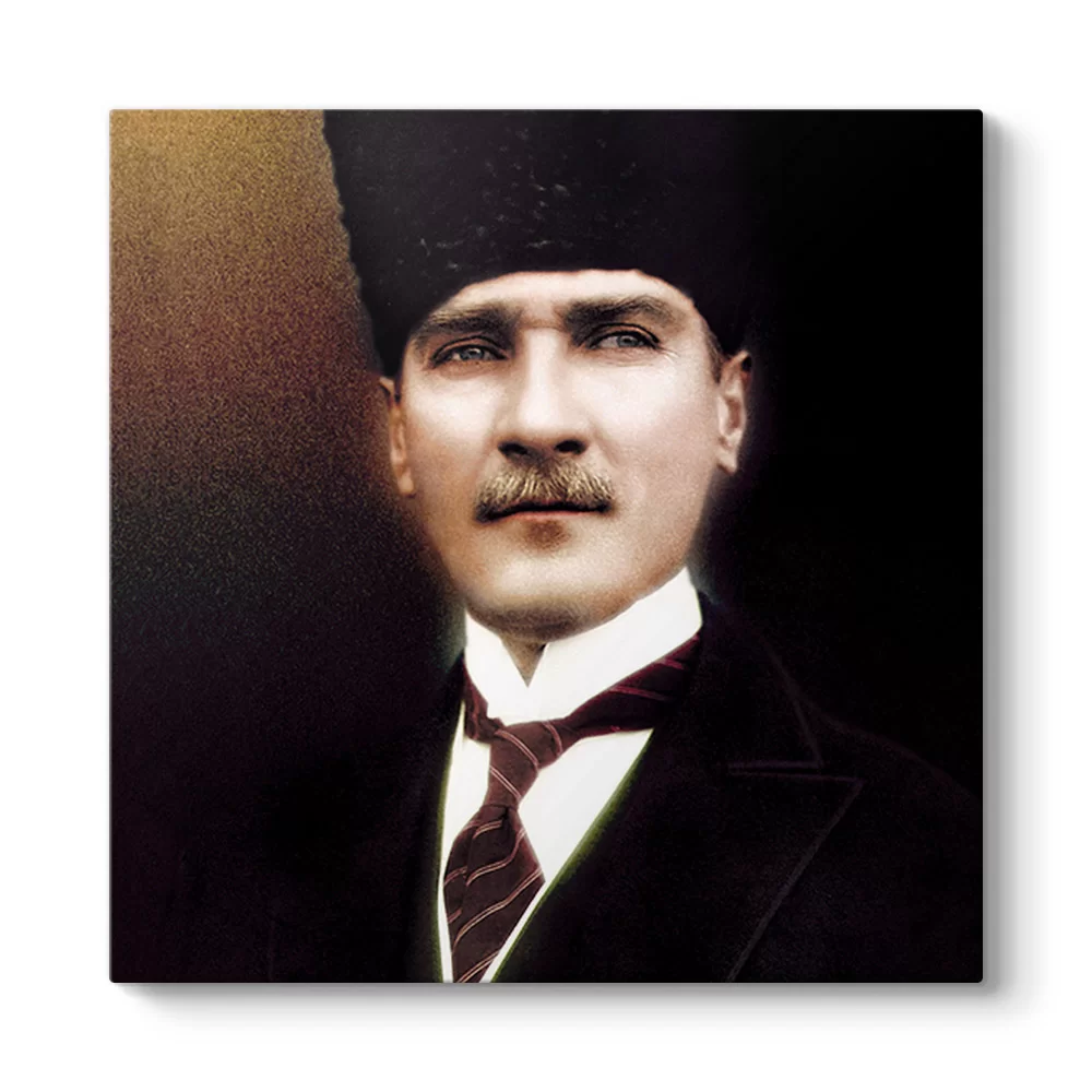 Siyah Kalpaklı Atatürk Tablosu - Model 3
